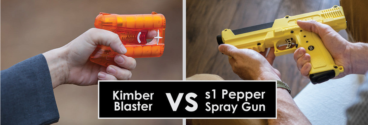 Pepper Spray Gun Comparison: Kimber PepperBlaster vs. s1 Salt Supply Pepper Spray Gun