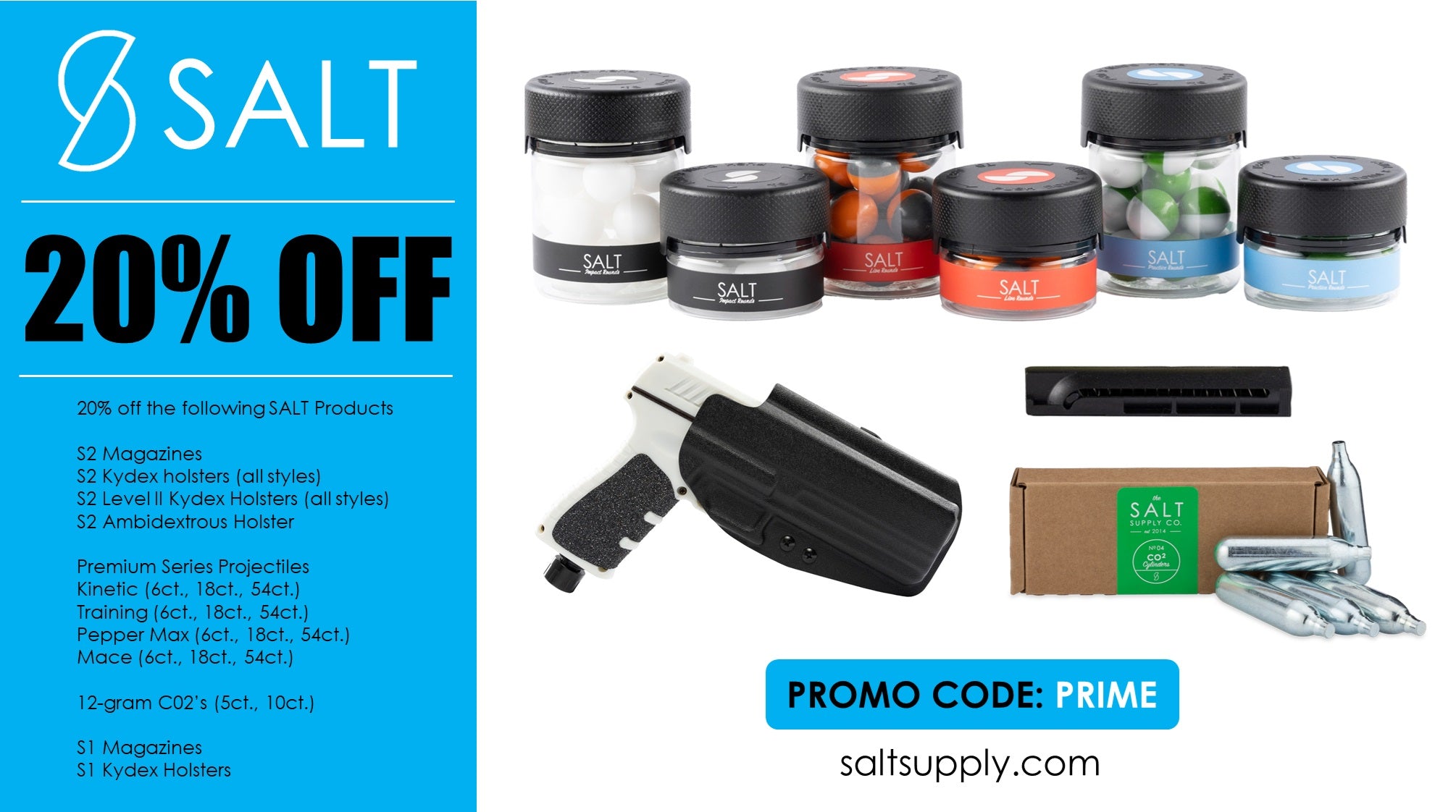 Salt Premium Practice Rounds (18ct.) Salt Supply Co